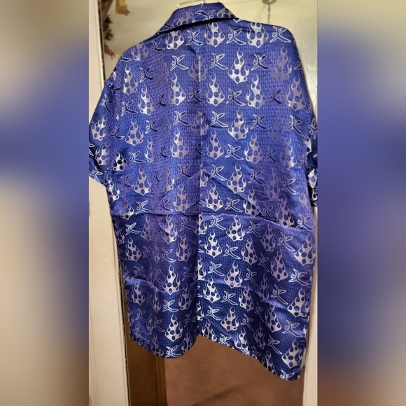 Mens casual short sleeve button down shirt - Picture 3 of 3